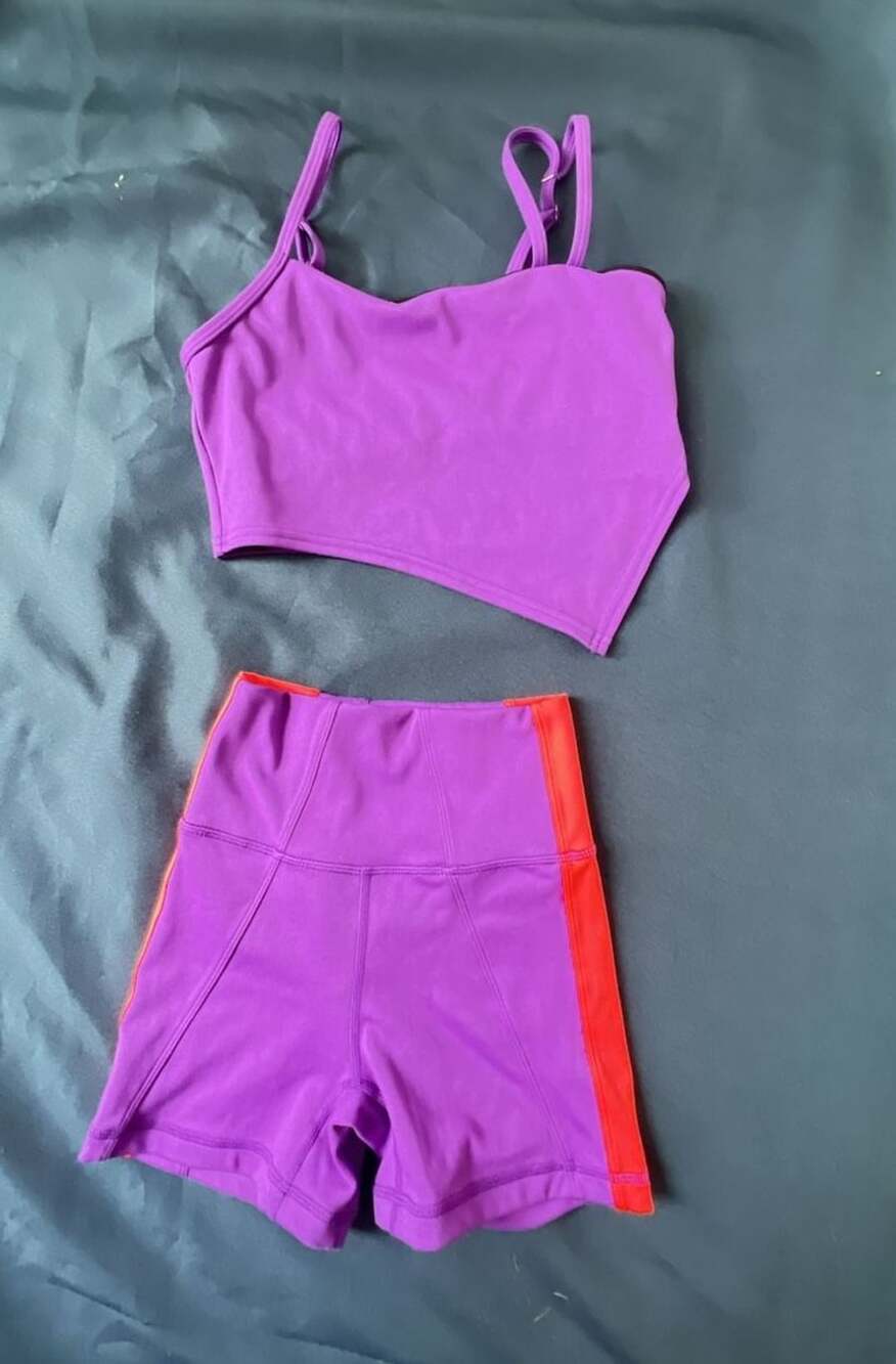 Jo+Jax Activewear Set Size XXSA Purple